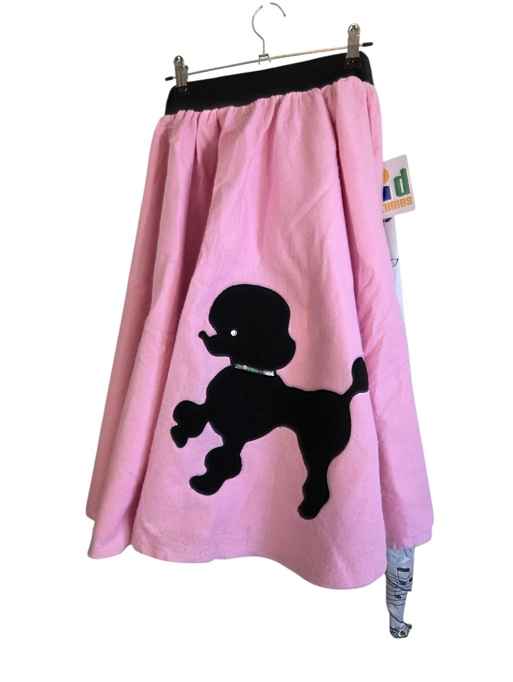Kid Costumes Adult 1950s Pink Poodle Skirt With Musical Note Scarf Size Onesize